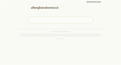 Desktop Screenshot of alberghierabormio.it
